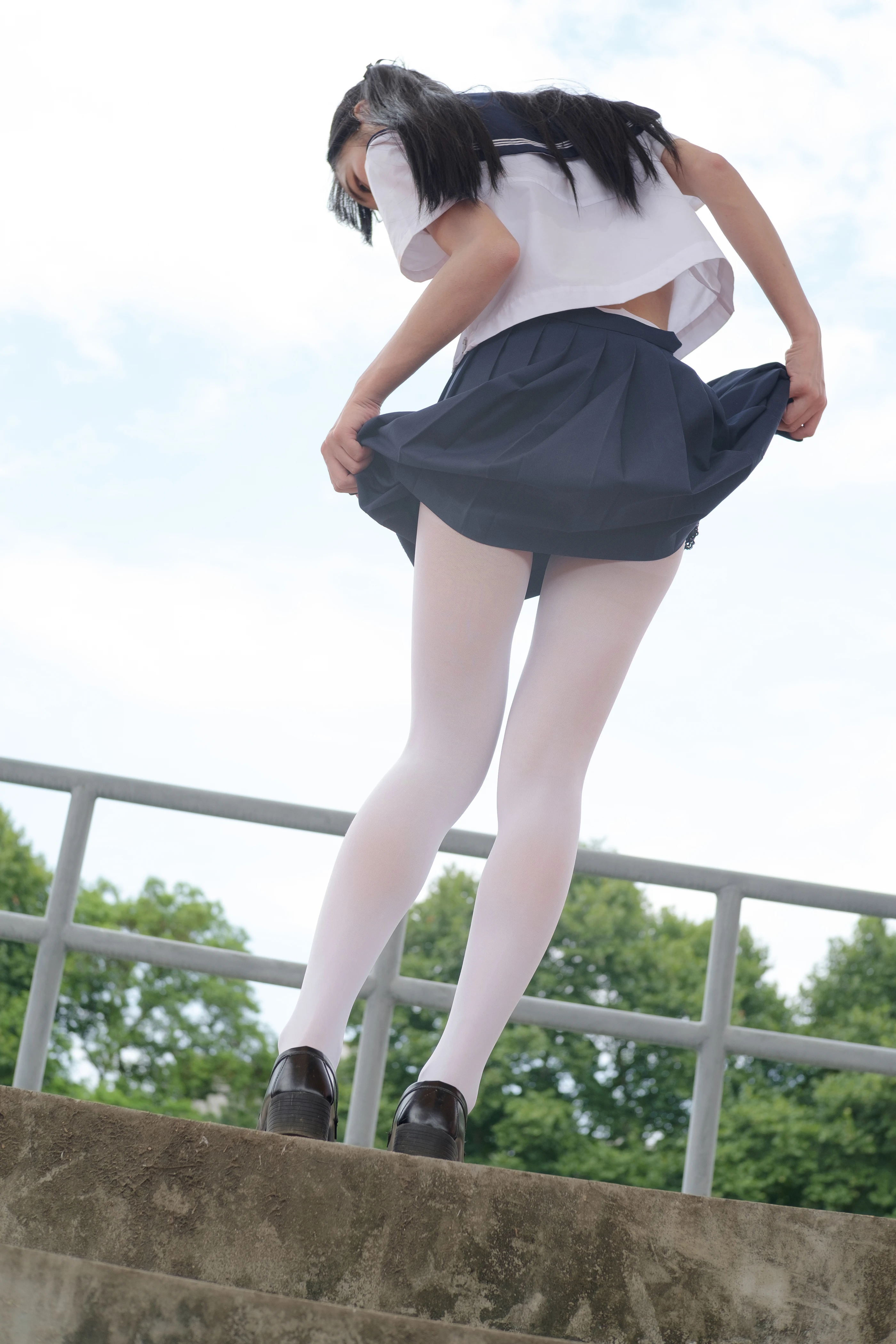 森萝财团 [BETA-004] 高中女生JK白丝外拍 [113P]插图3